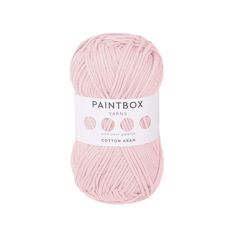 a pink yarn ball with the words paintbox yarns on it