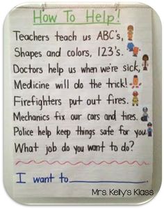 a bulletin board with instructions to help children learn how to use the words and numbers