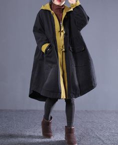 Long Women Casual Hooded Parka Plus Size Coat Jacket ,Custom make service available! Please feel free to contact us if you want custom made for this coat.Materials: cotton blendedMeasurement: One size fits all . length 60cm / 23.62"bust 128cm / 50.39"Sleeve length 67cm / 26.37" Most of our dresses are made of cotton linen fabric, soft and breathy. loose dresses to make you comfortable all the time.Flattering cut. Makes you look slimmer and matches easily.Payment:We accept payment by paypal and c Women Denim Jacket, Coat Jeans, Plus Size Coat, Girls Denim Jacket, Lagenlook Style, Cheap Jacket, Elegant Color, Plus Size Coats, Hooded Parka