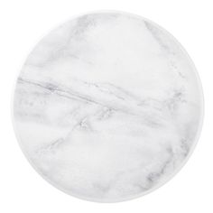 a white marble plate on a white background