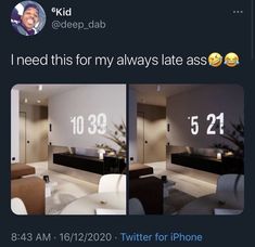 a tweet that has been posted to someone about their house numbers on the wall