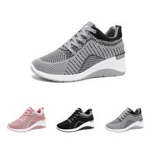 PRICES MAY VARY. BREATHABLE KNITTED FABRIC---Orthopedic mesh trainers are lightweight and breathable, so your feet won't get warm or sweaty. They are super comfortable because of the mesh material. This makes them perfect for walking or running POSTURE CORRECTING TECHNOLOGY---Womens trainers with arch support were created with posture-correcting technology. The sneakers are designed to correct the wearer's posture. The sole is made of flexible material which hugs your feet, encouraging them to s Running Posture, Non Slip Work Shoes, Womens Trainers, Sock Sneakers, Walking Shoes Women, Heel Pain, Woman Weaving, Breathable Sneakers, Womens Athletic Shoes