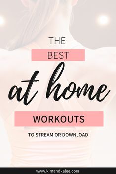 the best at home workouts to stream or download