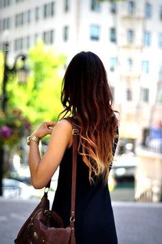 Ombre hair Red Blonde, Hair Idea, Brown Ombre, Love Hair