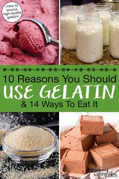 Healthy Dessert Substitutes, Gelatin For Hair, Using Gelatin Powder, Healthy Gelatin Dessert, Vital Proteins Beef Gelatin Recipes, Greek Yogurt Gelatin, Collagen Gelatin Recipes, Beef Gelatin Benefits, Grass Fed Gelatin Recipes