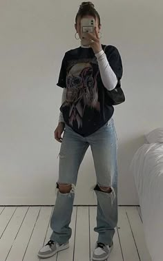 Pakaian Hipster, Haircut Selfie, Photo Hijab, Cute Hairstyle, Hijab Girl, Tomboy Outfits, Tomboy Style Outfits, Streetwear Fashion Women, Swaggy Outfits