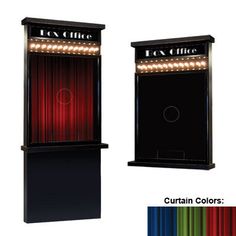 Deluxe Home Theater Ticket Booth Box Office-Home Movie Decor with Home Theater Mart - Located in Chicago, IL Movie Ticket Booth, Theater Ticket Booth, Theatre Ticket Booth, Bridge Kids, Basement Theater, Theater Ticket, Basement Movie Room, Basement Home Theater, Theater Rooms