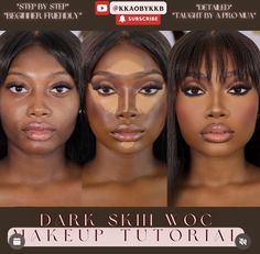 Black Hair Makeup, Flawless Face Makeup, Face Beat Makeup, Learn Makeup, Lip Makeup Tutorial, Face Makeup Tutorial, Face Makeup Tips