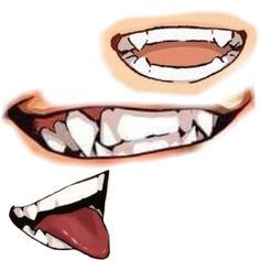 two different types of teeth are shown in this drawing