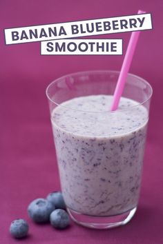 Smoothie Detox Diet, Teen Activities, Fat Flush Drink, Easy Healthy Smoothie Recipes, Blueberry Banana Smoothie, Flat Belly Drinks, Banana Drinks, Blueberry Smoothie, Filling Snacks