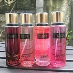 Pinterest: abrianaf92 Feel free to text for a collaboration or other stuff Victoria Secret Spray, Victoria Secret Body Spray, Alat Makeup, Victoria Secret Fragrances, Perfume Lotion, Perfume Body Spray, Bath And Body Works Perfume, Body Smells