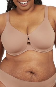 Smooth, seamless coverage defines an underwire bra that minimizes your bustline up to one inch, with wide side slings for added support. Built-in side-sling support 82% nylon, 18% elastane Lined Hand wash, dry flat Imported Face Skin Care Routine, Pushup Bra, Minimizer Bra, Arabian Beauty Women, Minimiser Bra, Face Skin Care, One Inch, Beautiful Smile Women, Maternity Pictures