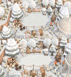 Cottagecore Winter, Winter Cottagecore, Acnh Cottagecore, Winter Presets, Forest Core, Island Decor