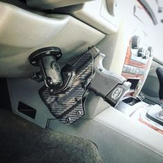 Light bearing RAM Mounted��� Vehicle Holster Tactical Truck, Truck Mods, Tac Gear, Truck Stuff, Truck Ideas, Kydex, Truck Accessories, Bang Bang