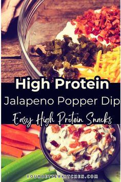 high protein jalapeno popper dip easy high protein snacks