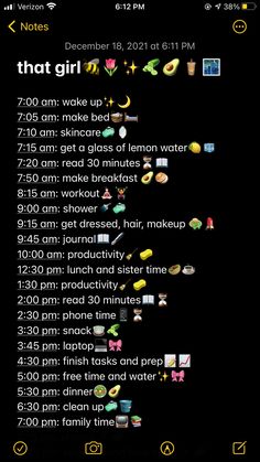 Daily Routine Schedule For Healthy Lifestyle, Study Rutin List, Morning Rutin Aesthetic, Weekend Morning Routine List, How To Plan Out Your Week, Summer Rutin, Summer Night Routine Aesthetic, Jadwal Rutinitas Harian, Summer Glowup Checklist