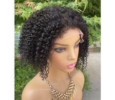 "Custom wigs,Natural black Afro curly wigs, 13x4cm HD lace front wigs,human remy hair wigs for women,150% density wigs The top quality of the HD lace front wigs. We have been in wigs line for about 10 years, today we sell on ETSY to find more customers. All the wigs is 100% hand made by 10A grade human remy hair. About the picture wig:  Length:14inch on picture (12-22\" can be chose) Cap style:HD lace wigs with lace front cap Density:150% as picture (if you want any density let me know) Cap size: Small (21.5\")  Middle (22.5\")  Large (23.5\") can be chose Style: Picture is afro curly  produce time: 3-5 working days . Shipping: By DHL or UPS fast shipping about 3 days to your hand. If you have any question feel free let me know. We will reply you in 10 hours." Black Afro, Remy Hair Wigs, Hair Wigs For Women, Custom Wigs, Wigs For Women, Short Wigs, Natural Hair Color, Curly Wigs, Hd Lace