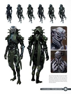 the concept art for alien hunter