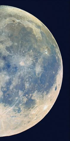 an image of the moon taken from space