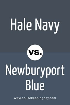 Hale Navy vs. Newburyport Blue by Benjamin Moore Exterior Blue House, Navy Blue Exterior House Colors, Navy Office Walls, Bed Paint Colors, Bm Hale Navy, Newburyport Blue, Dark Blue Bedroom Walls, Benjamin Moore Hale Navy, Benjamin Moore Exterior Paint