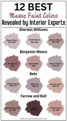 the 12 best makeup paint colors revealed by interior experts, sherylin williams and behrow and ball