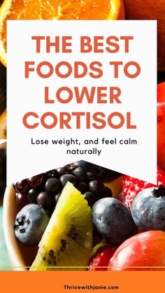 Are you eating to lower your cortisol levels. High cortisol can cause so many health problems from weight gain weak bones and more. Learn about the best diet and foods to eat to lower  cortisol levels naturallay. Food That Lowers Cortisol, Ways To Lower Cortisol Naturally, Foods For High Cortisol, Herbs To Lower Cortisol, Weight Gain From Cortisol, How To Naturally Lower Cortisol, Foods To Eat To Lower Cortisol, Food To Reduce Cortisol, Cortisol Lowering Diet