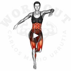 the muscles are highlighted in this woman's body