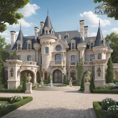 this is an artist's rendering of a castle