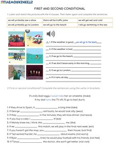 a worksheet with pictures and words on it