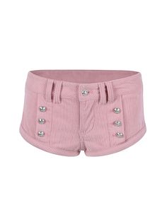 Summer Women Korean Sweet Coquette Hot Pants Coquette 2000s Aesthetic Low Rise Corduroy Shorts Gyaru Cotton Y2k Shorts For Summer, Y2k High Rise Cotton Shorts, Spring Y2k Cotton Shorts, Coquette Shorts Png, Coquette 2000s, Cute Short Pink Bloomers, Cute Core, Corduroy Shorts, 2000s Aesthetic