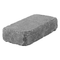 a stone block is shown on a white background