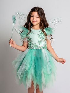 The perfect party outfit is here with the Forest Fairy Tutu Dress, Wand & Wings! All gifts come with an exclusive Tutu du Monde 100% Cotton branded pouch, and an optional personalised gift message! To add your gift message, please add a note to your order when checking out. SAVE 15% on the total cost of these items! Gift Sets can be Exchanged Only – No Refunds. Shipping and Returns Gift Sets can be Exchanged Only – No Refunds. All orders are dispatched from our Sydney, Australia warehouse. SHIPP Forest Fairy Wings, Handkerchief Hem Skirt, Fairy Gifts, Fairy Wands, Eid Dresses, Fairy Costume, Dress Dusty, Fairy Wings, Forest Fairy