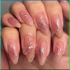 I'm excited to experiment with glamorous and festive nail designs that capture the celebratory spirit of the occasion. I'm drawn to sparkly colors like gold, silver, and midnight blue, perfect for ringing in the new year with style. Incorporating elements such as glitter accents, fireworks patterns, and elegant metallics will make my New Year nails stand out, adding a touch of sparkle and sophistication to my holiday look. Pink Halo, Custom Press On Nails, Blush Nails, Stick On Nails, Nailed It, Star Butterfly, Pink Design, False Nail