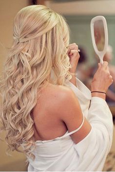 Top wedding hairstyles for the big day. Ideas for short or long hairstyle, we have something for every bridesmaid. No matter what you wedding theme, we are sure you will find the perfect updo or down hairstyle. Visit WeddingForward.com for more wedding hairstyles. #weddinghairstyles #weddingupdos Bridesmaids Hairstyles, Wedding Hairstyles Bride, Wedding Guest Hairstyles, Long Hair Wedding Styles, 2015 Hairstyles, Wedding Hair Down, Long Blonde