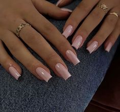 Pink Chrome Nails, Classy Acrylic Nails, Long Square Acrylic Nails, Square Acrylic Nails, Fire Nails, Chic Nails, Chrome Nails