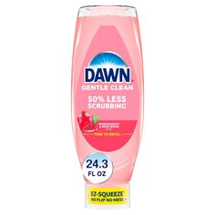 dawn gentle cleanser for legs scrubbing