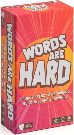 words are hard card game box