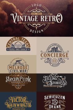 some type of logos for different businesses