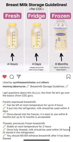 the instructions for breast milk storage guide are shown in this article, which shows how to use