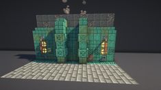 A steaming Minecraft copper wall, perfect for the interior of your factory builds Minecraft Steampunk Machines, Minecraft Builds With Copper, Minecraft Factory Interior, Minecraft Steampunk Interior, Minecraft Blacksmith Ideas, Minecraft Decorations Ideas, Minecraft Copper Builds, Minecraft Workshop, Minecraft Copper