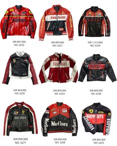 F1 Race Jacket, Football Jacket Outfit Women, Formula 1 Ferrari Car, Ferrari Jacket Aesthetic, F1 Jacket Outfit, Red Racer Jacket, Red Ferrari Jacket