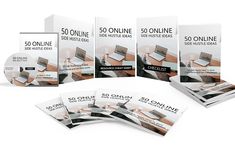 Online Side Hustle Ideas Ebook Video Course (PLR / MRR) Online Side Hustles, Online Interview, Second Job, Side Hustle Ideas, Printable Checklist, Online Side Hustle, Sales Funnel, Book Names, Side Jobs