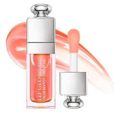 Fruit-Flavored No-Sticky Lip Gloss Balm for Hydrating and Nourishing Dry Lips Lip Gloss Balm, Flavored Oils, Amazon Beauty Products, Tinted Lip Balm, How To Line Lips, Lip Glow