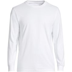 a white long - sleeved t - shirt on a white background