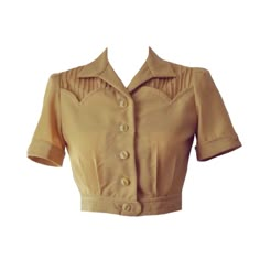 1940s Tops, Retro Outfits Dress, 40s Blouse, 1940s Women, 1940s Woman, 1940s Outfits, Diy Clothes Design, Fashion Top Outfits, Future Outfit