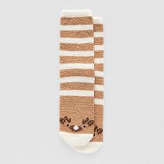 This striped pair of kid reindeer socks by North Pole Trading Co. will make you feel festive and comfy during the holidays. Made from a soft stretch-knit, wear them with the matching pajama one-pieces from the collection. # Pieces In Set: 1 PairShoe Size Range: 11-4Fiber Content: 99% Polyester, 1% SpandexFabric Description: KnitCare: Machine Wash, Dry FlatCountry of Origin: Imported Reindeer Socks, Matching Pajama, Knit Wear, Matching Pajamas, North Pole, Crew Socks, Reindeer, Socks, Holidays