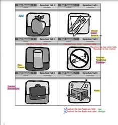 the diagram shows different types of objects that can be seen in this graphic, including an apple