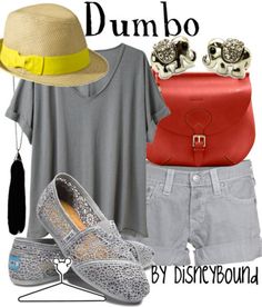 Dumbo Disneybound, Disney Inspired Fashion, Character Inspired Outfits, Disney Bound Outfits, Disney Inspired Outfits, Casual Cosplay, Latest Shoe Trends, Disney Outfits, Disney Style