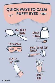 Dealing with puffy eyes? Ahead, dermatologists share the common causes of eye puffiness and proven methods for de-puffing fast. Soothing Skincare, Facial Peels, Pro Makeup Tips, Eye Puffiness, Eye Roller, Skincare Secrets, Toxic Skincare, Smokey Eye Tutorial, Nighttime Skincare