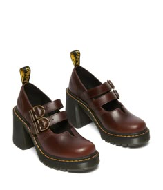 PRICES MAY VARY. Keep your outfit stylish and amaze them by donning the classic and comfortable Dr. Martens Eviee boots with a standout platform and complementary chunky heels. Leather upper. Synthetic lining and lightly padded Bouncing Soles footbed. Double buckle strap closure. Round toe construction. Keep your outfit stylish and amaze them by donning the classic and comfortable Dr. Martens Eviee boots with a standout platform and complementary chunky heels. Leather upper. Synthetic lining and Mary Janes Png, Dr Martens Mary Janes, Mary Jane Shoes Heels, Zapatos Mary Jane, Yellow Heels, Stylish Boots, Mary Jane Pumps, Buckle Shoes, Mary Jane Heels